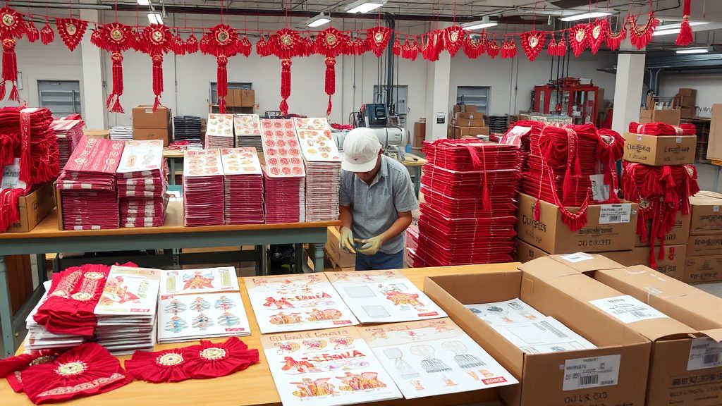 节庆用品批发定制服务范围怎样确认？